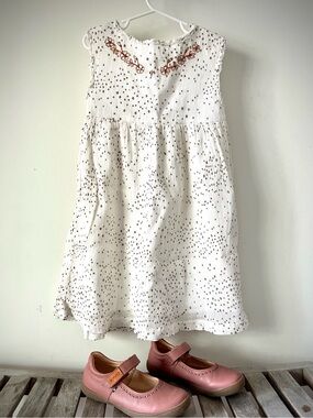 Embroidered Almirah Girls Cotton Dress - Size 7Y